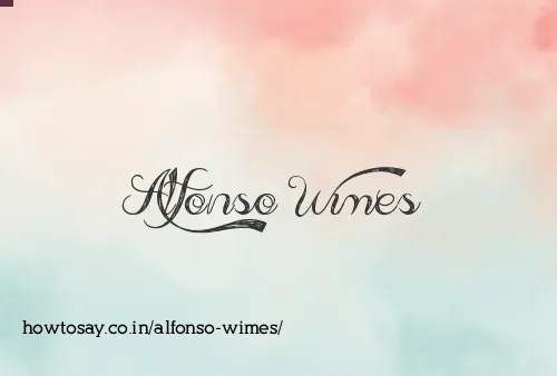Alfonso Wimes