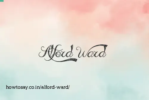 Alford Ward