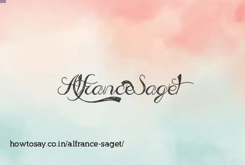 Alfrance Saget