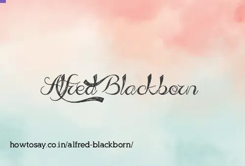 Alfred Blackborn