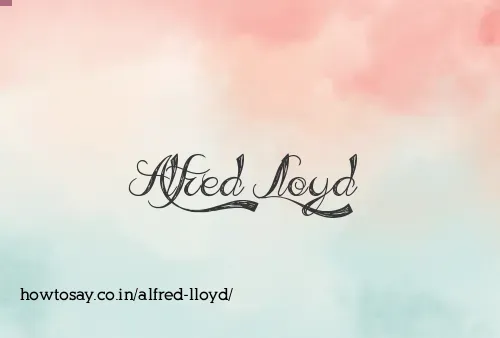 Alfred Lloyd