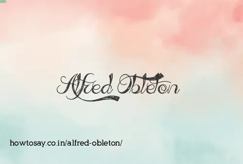 Alfred Obleton