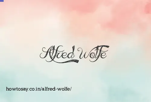 Alfred Wolfe