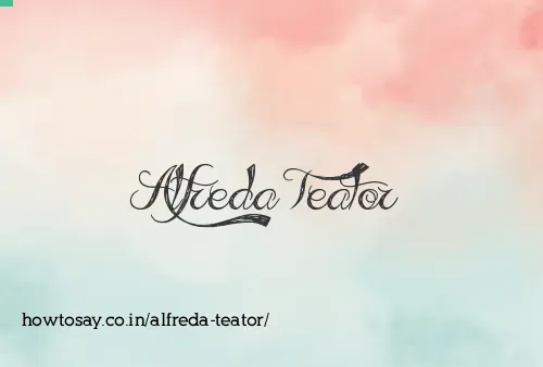 Alfreda Teator