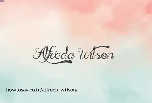 Alfreda Wilson