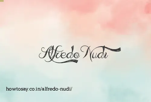 Alfredo Nudi