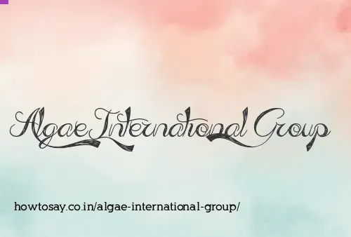 Algae International Group