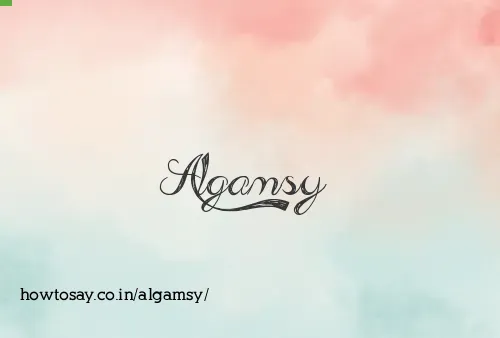 Algamsy