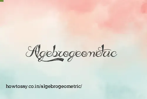 Algebrogeometric