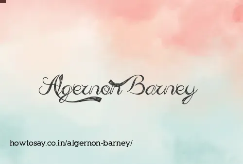 Algernon Barney