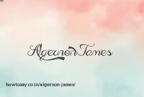 Algernon James