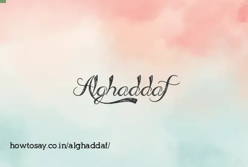 Alghaddaf