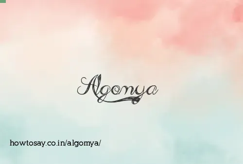 Algomya
