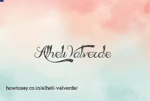 Alheli Valverde