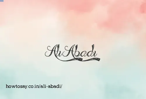 Ali Abadi