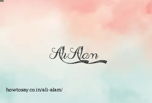 Ali Alam