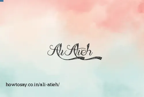 Ali Atieh