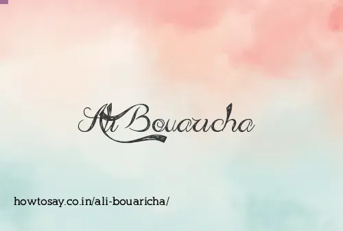 Ali Bouaricha