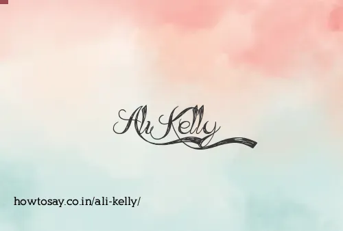 Ali Kelly