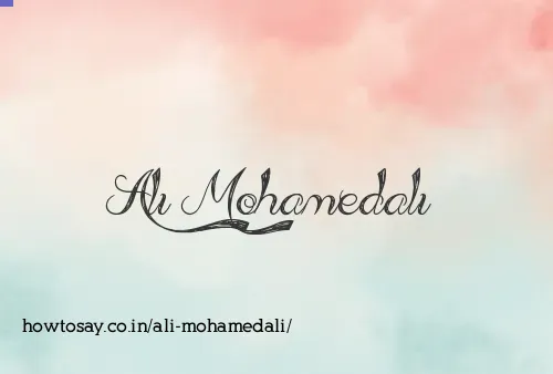 Ali Mohamedali
