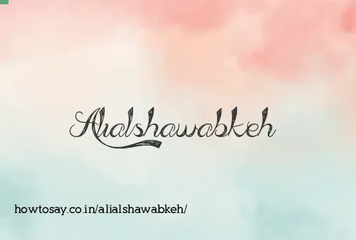 Alialshawabkeh