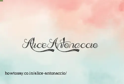 Alice Antonaccio