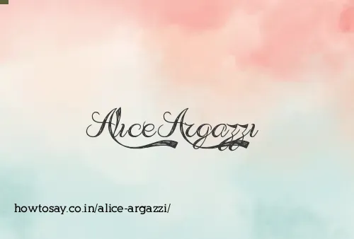 Alice Argazzi