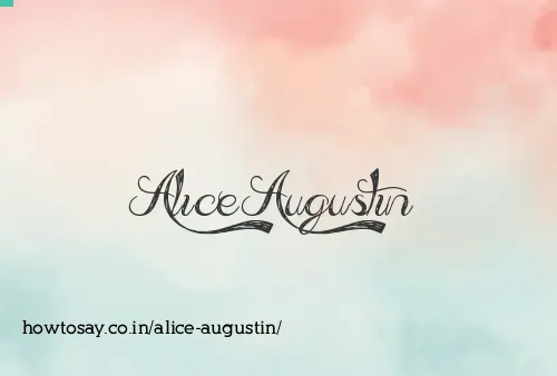 Alice Augustin