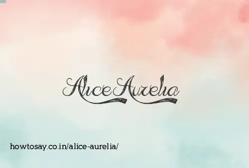 Alice Aurelia