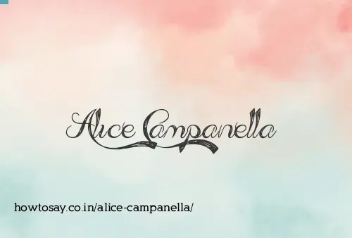 Alice Campanella