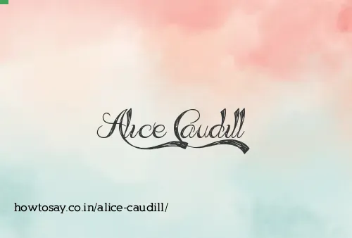 Alice Caudill