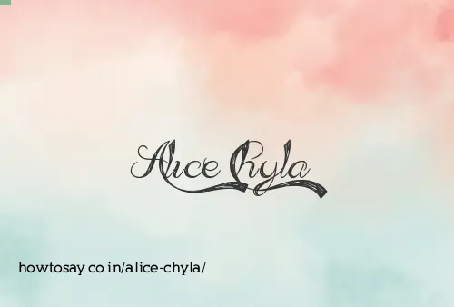 Alice Chyla
