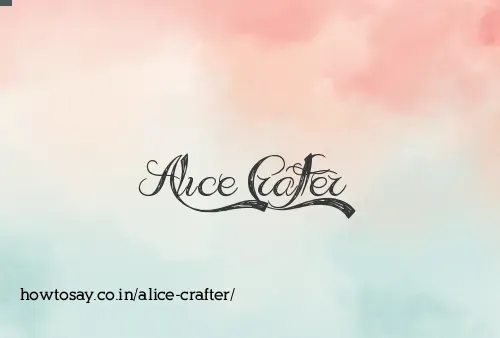 Alice Crafter