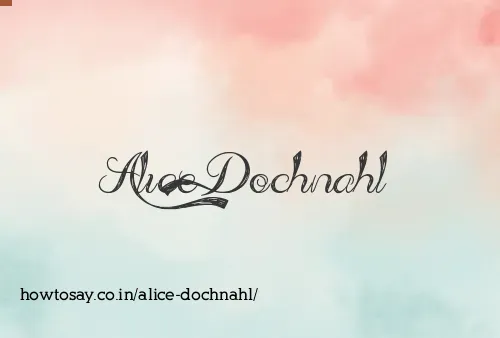 Alice Dochnahl
