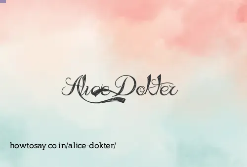 Alice Dokter