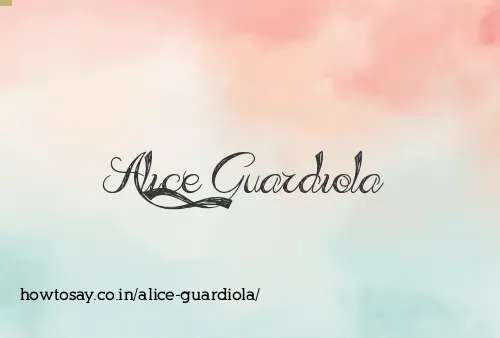 Alice Guardiola