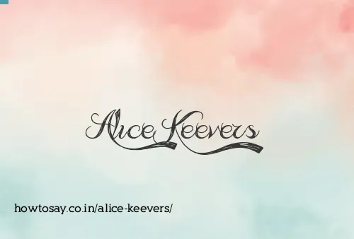 Alice Keevers