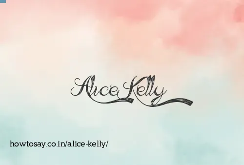 Alice Kelly