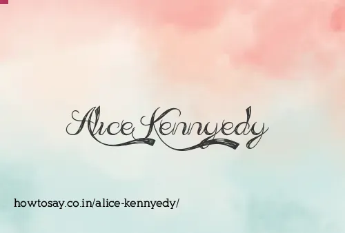 Alice Kennyedy