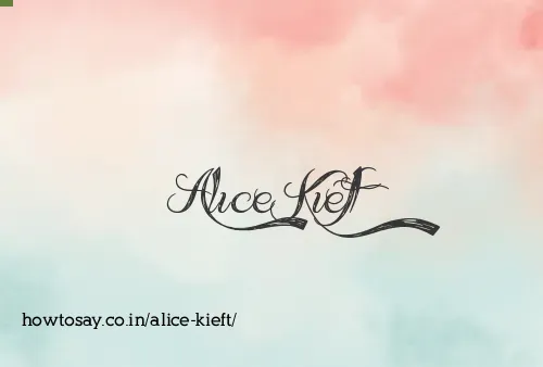 Alice Kieft