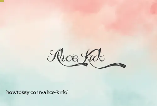 Alice Kirk