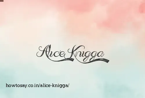 Alice Knigga