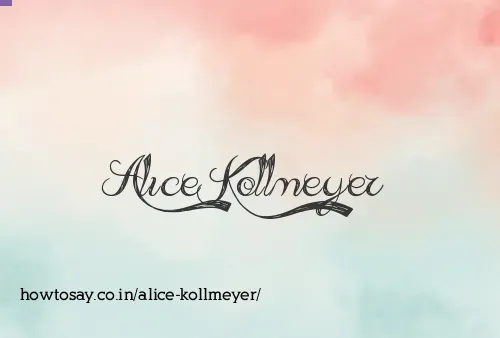 Alice Kollmeyer