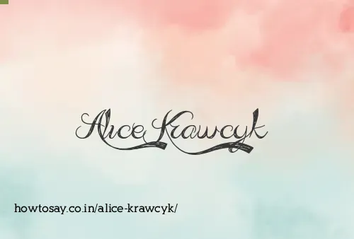 Alice Krawcyk