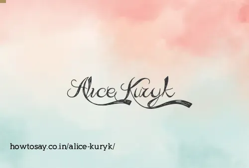 Alice Kuryk