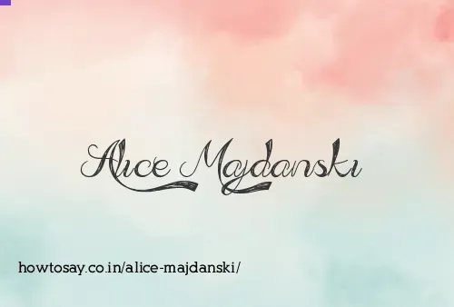 Alice Majdanski