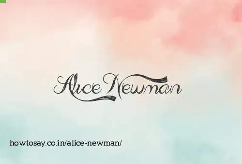 Alice Newman