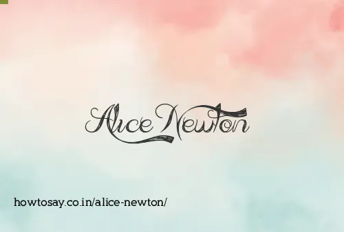Alice Newton