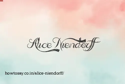 Alice Niendorff