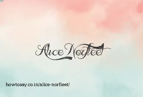 Alice Norfleet